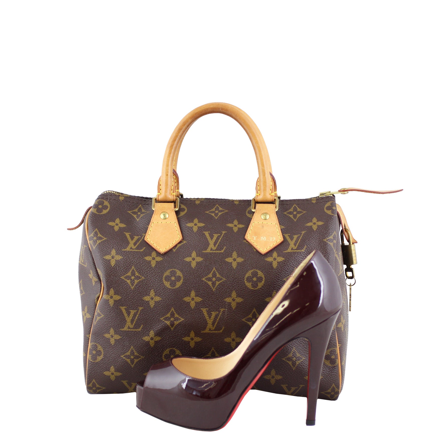 Louis Vuitton Speedy 25 Monogram Scale
