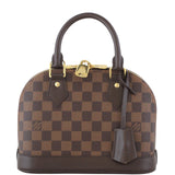 Louis Vuitton Alma BB Damier Ebene Front