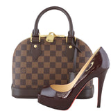 Louis Vuitton Alma BB Damier Ebene Scale