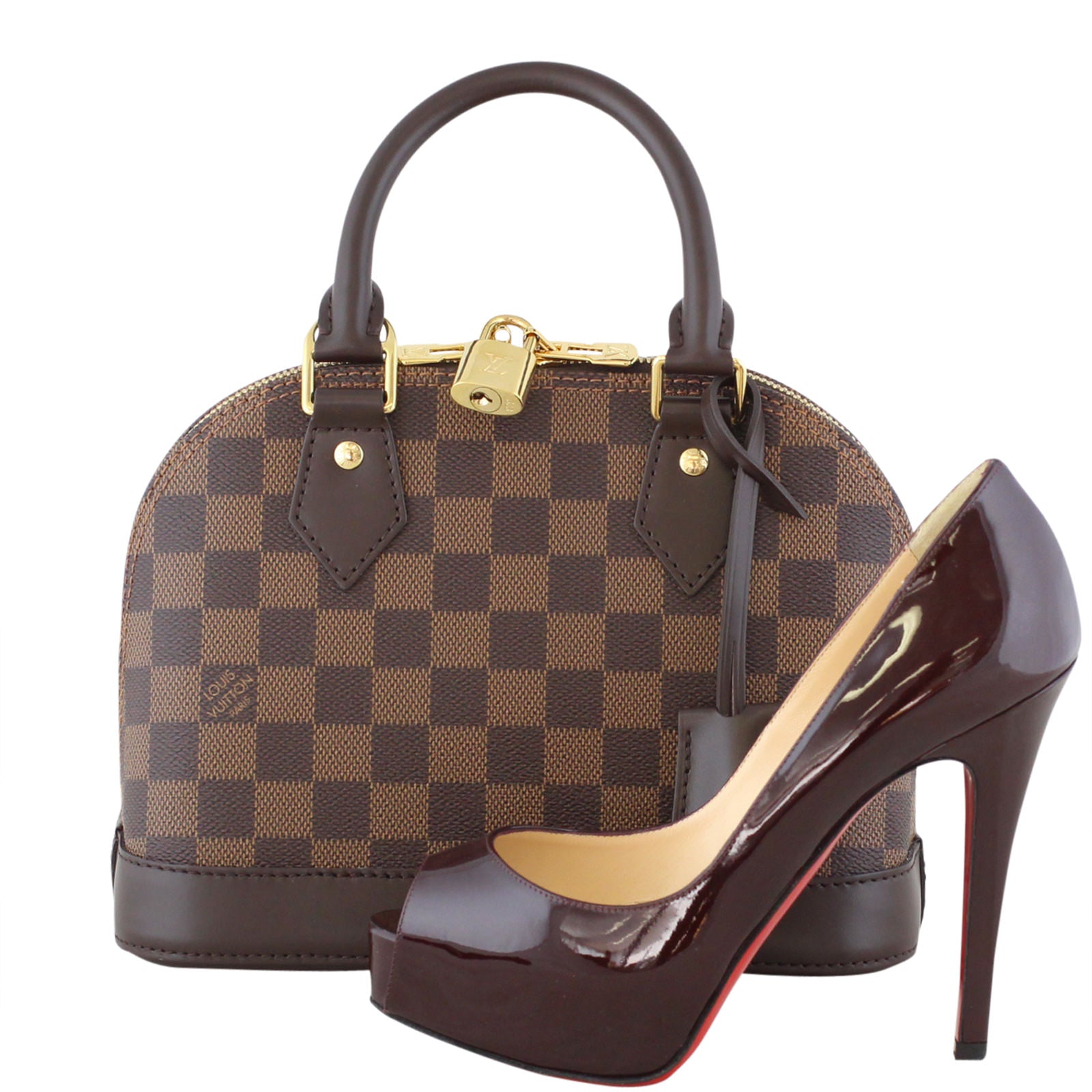 Louis Vuitton Alma BB Damier Ebene Scale