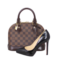Louis Vuitton Alma BB Damier Ebene Shoe