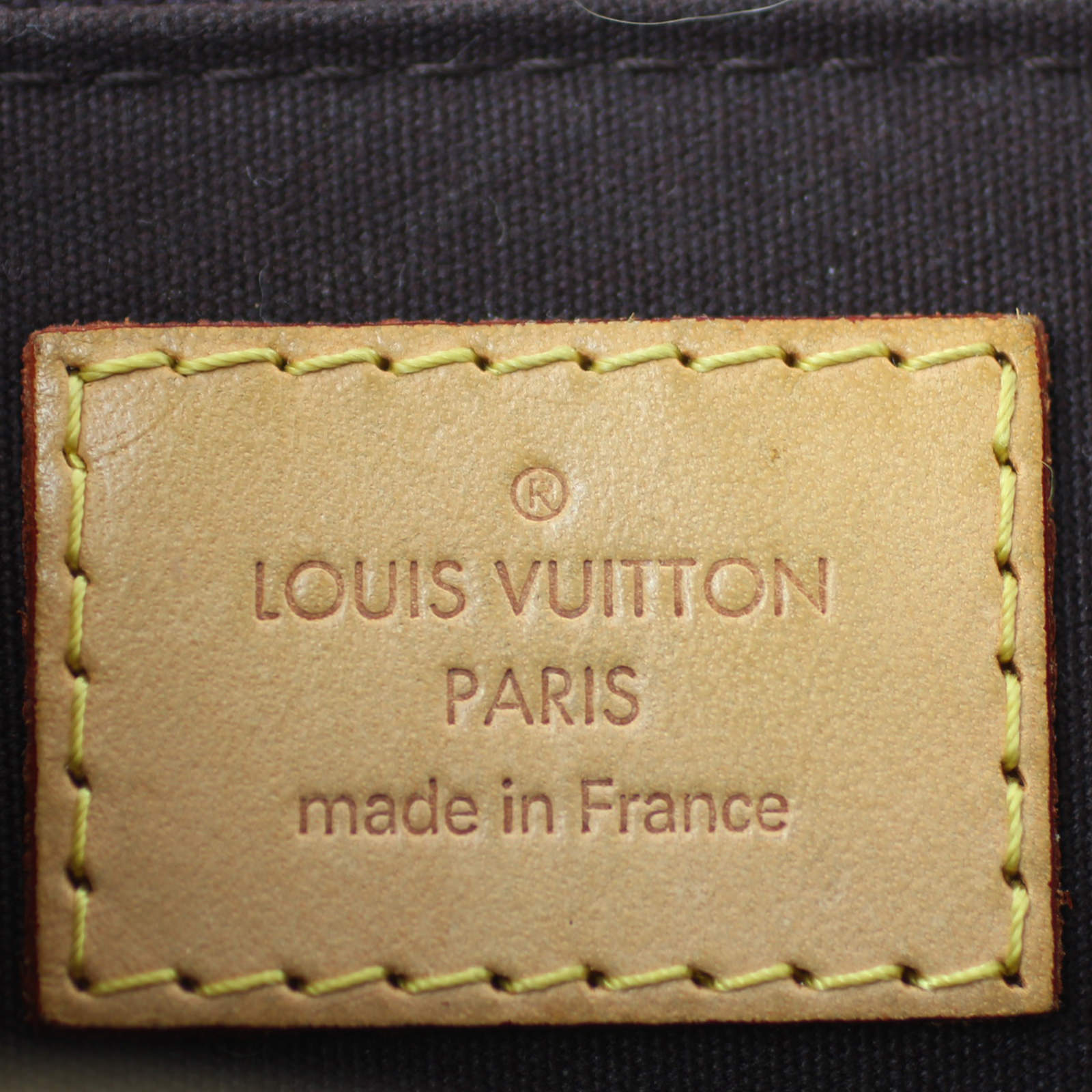 Louis Vuitton Alma BB Vernis Stamp