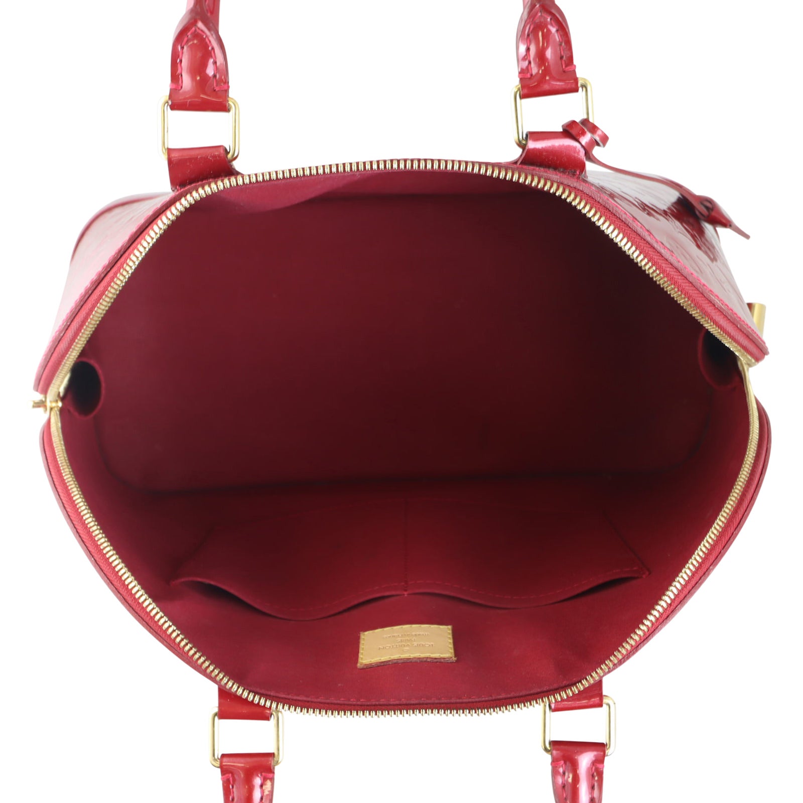 Louis Vuitton Alma GM Bag Interior