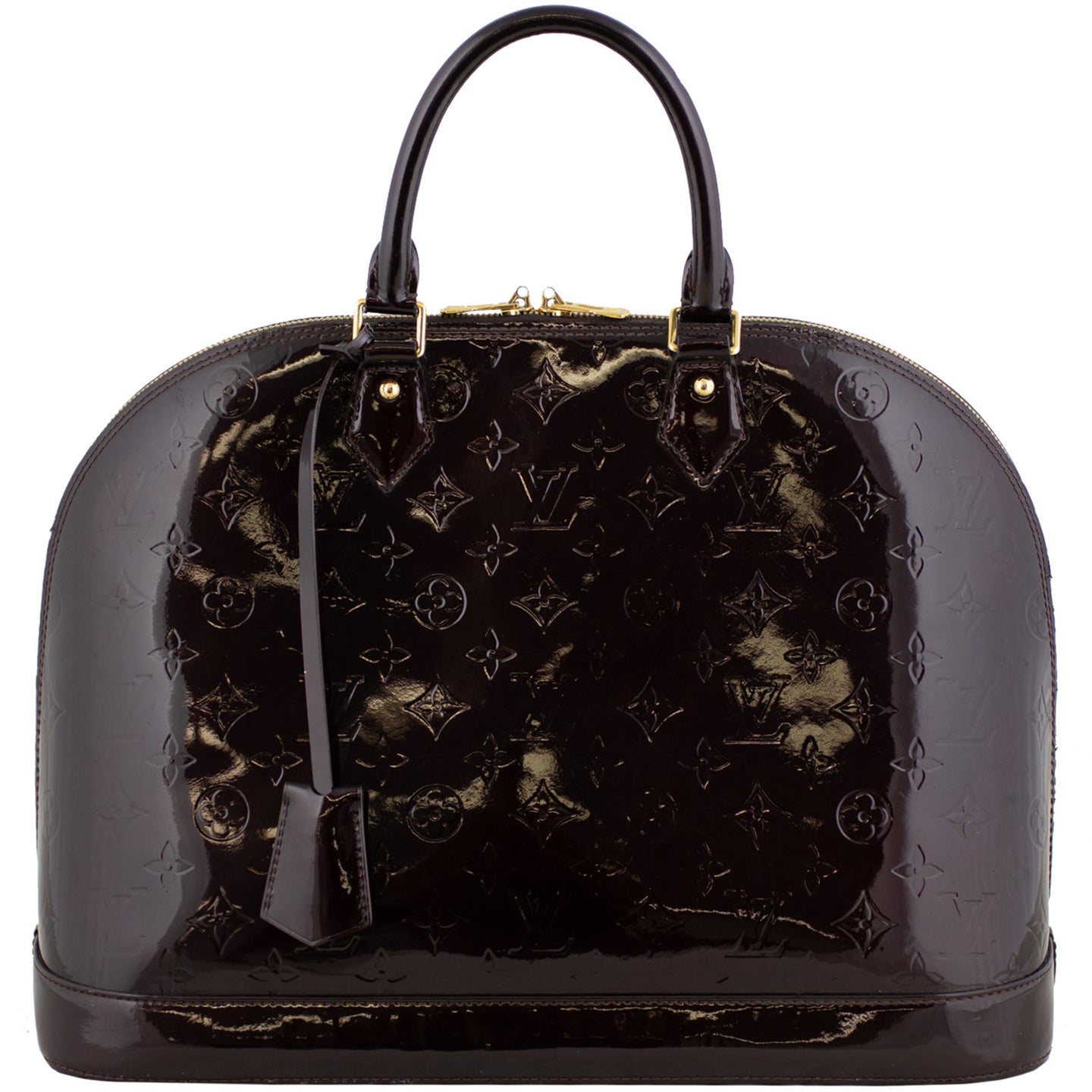 Louis Vuitton Alma GM Monogram Vernis Front