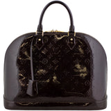 Louis Vuitton Alma GM Monogram Vernis Front