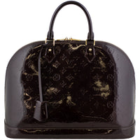 Louis Vuitton Alma GM Monogram Vernis Front