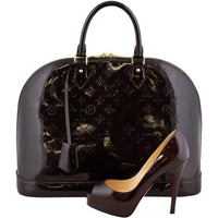 Louis Vuitton Alma GM Monogram Vernis Scale