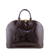 Louis Vuitton Alma GM Monogram Vernis Front