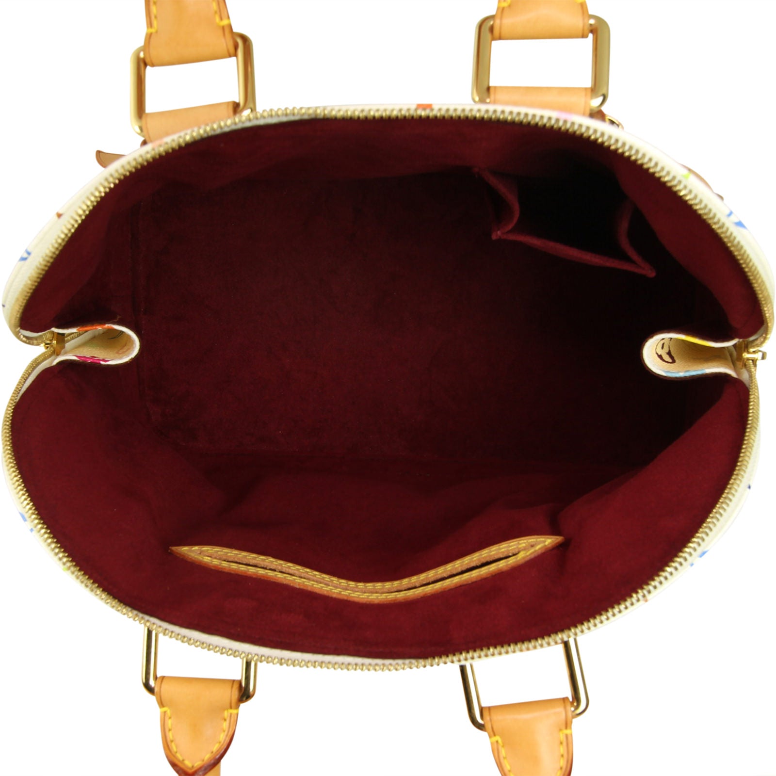 Louis Vuitton Multicolore Alma PM Inside