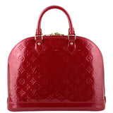 Louis Vuitton Alma MM Vernis Pomme d’Amour Back