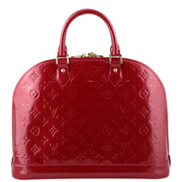 Louis Vuitton Alma MM Vernis Pomme d’Amour Back