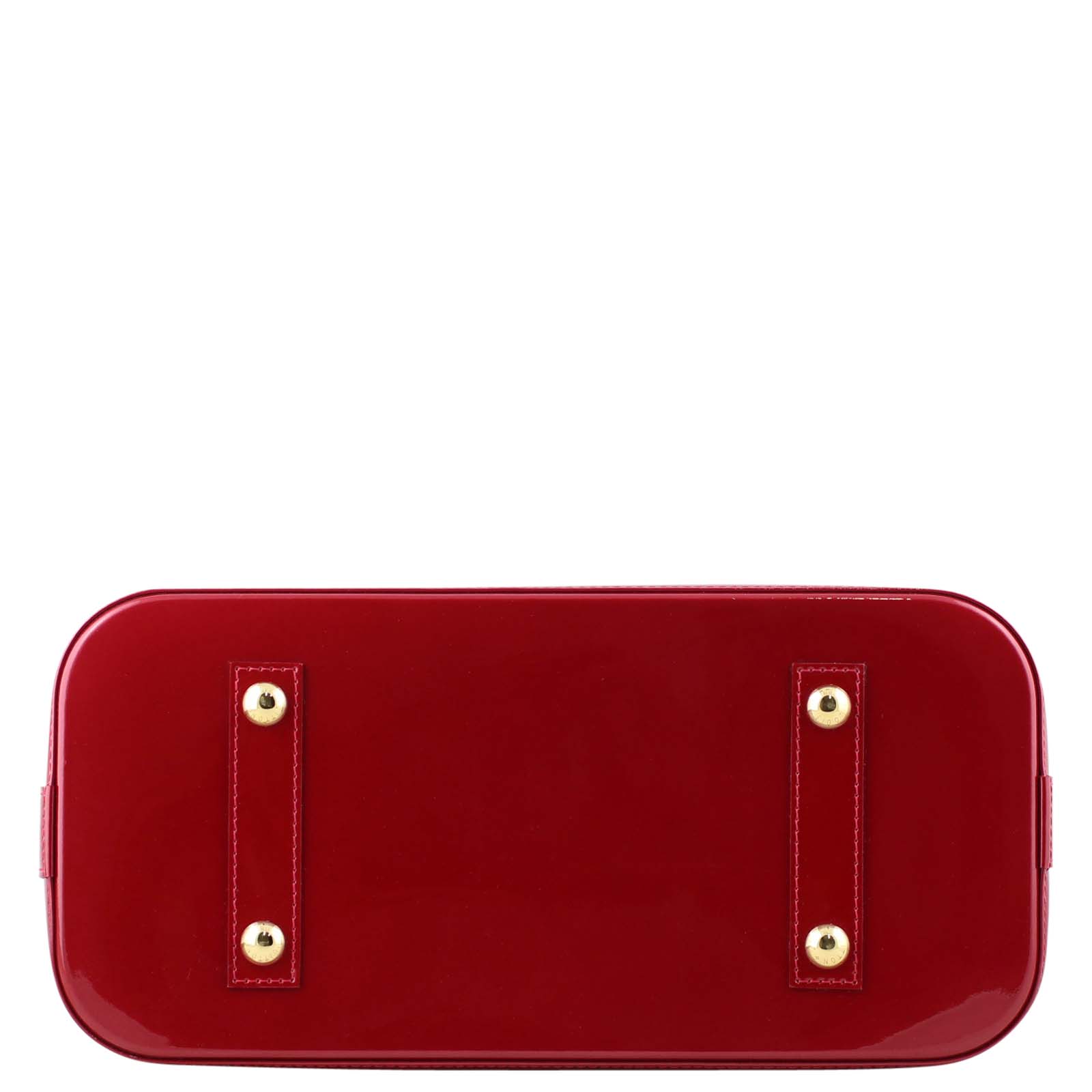 Louis Vuitton Alma MM Vernis Pomme d’Amour Base