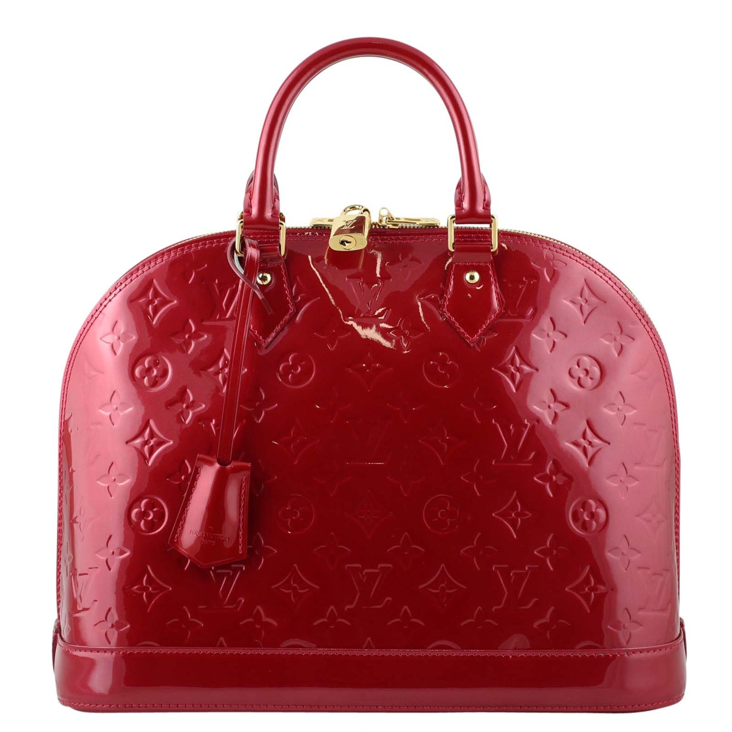 Louis Vuitton Alma MM Vernis Pomme d’Amour Front