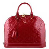 Louis Vuitton Alma MM Vernis Pomme d’Amour Front