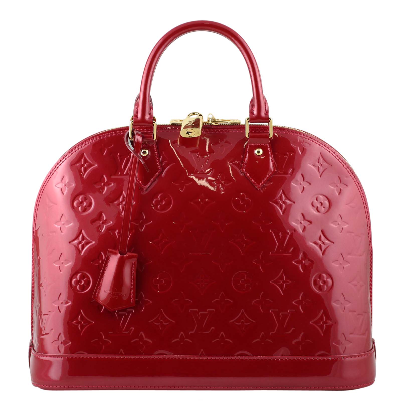 Louis Vuitton Alma MM Vernis Pomme d’Amour Front