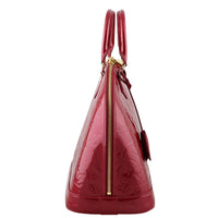 Louis Vuitton Alma MM Vernis Pomme d’Amour Left