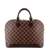 Louis Vuitton Alma Damier Ebene PM Back