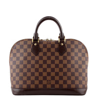 Louis Vuitton Alma Damier Ebene PM Back