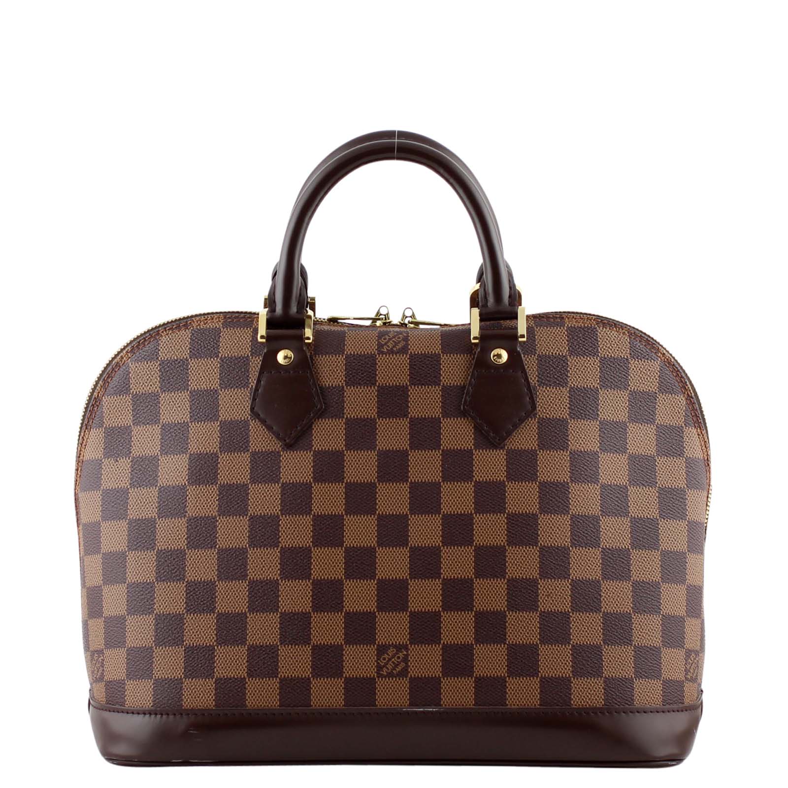 Louis Vuitton Alma Damier Ebene PM Back