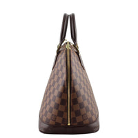 Louis Vuitton Alma Damier Ebene PM left