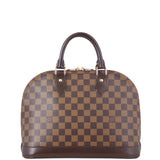 Louis Vuitton Alma PM Damier Ebene Front