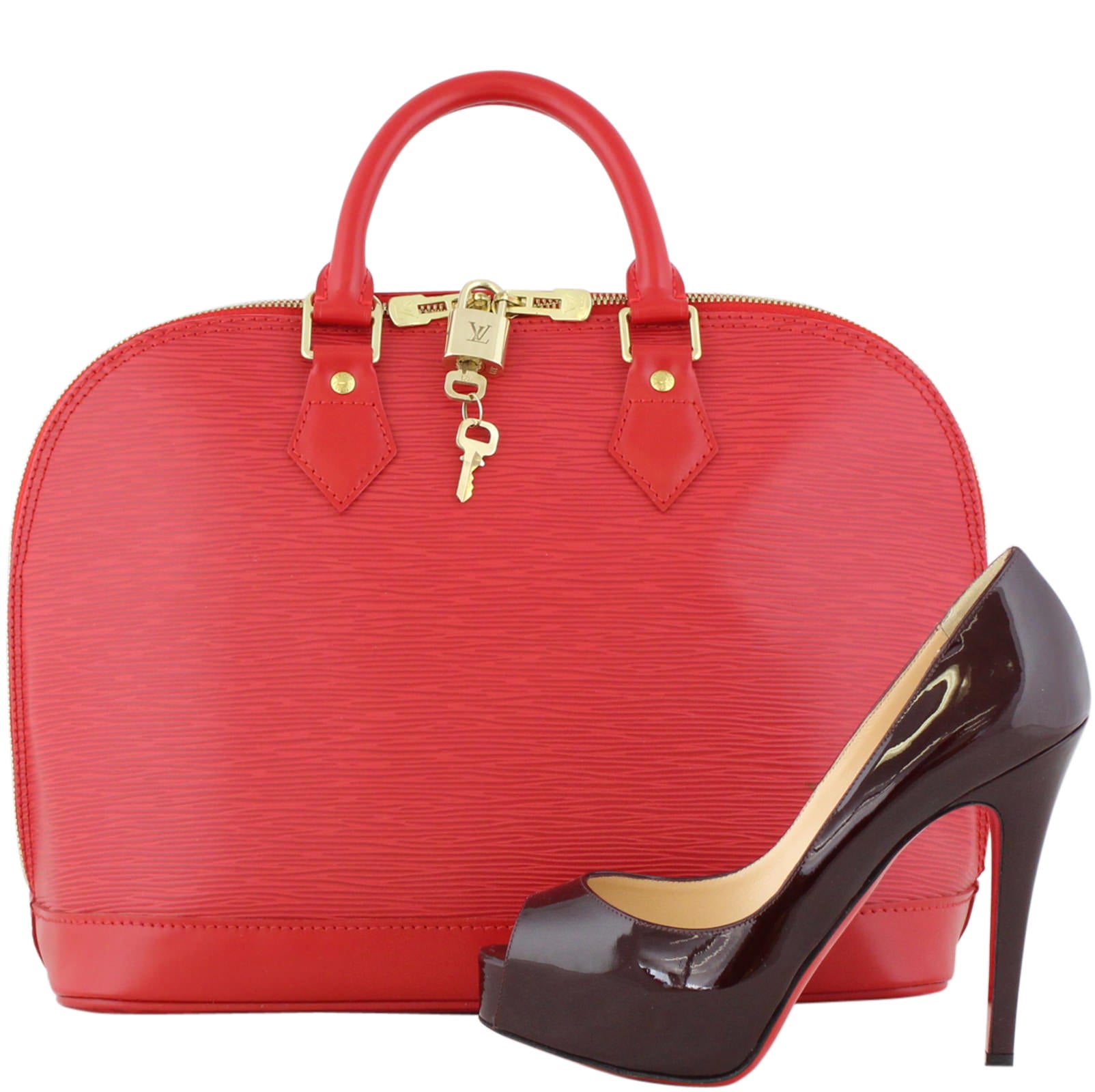 Louis Vuitton Alma PM Epi Scale