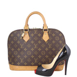 Louis Vuitton Alma PM Monogram Scale