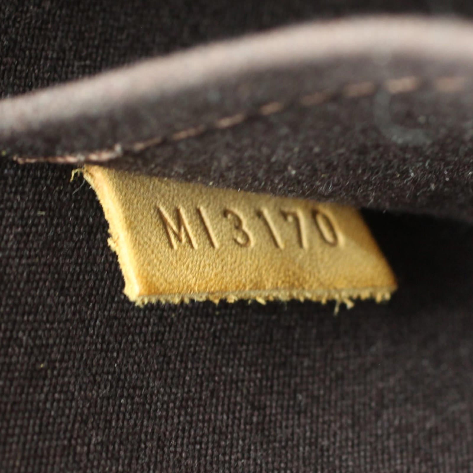 Louis Vuitton Alma GM Monogram Vernis Code