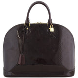 Louis Vuitton Alma GM Monogram Vernis Front