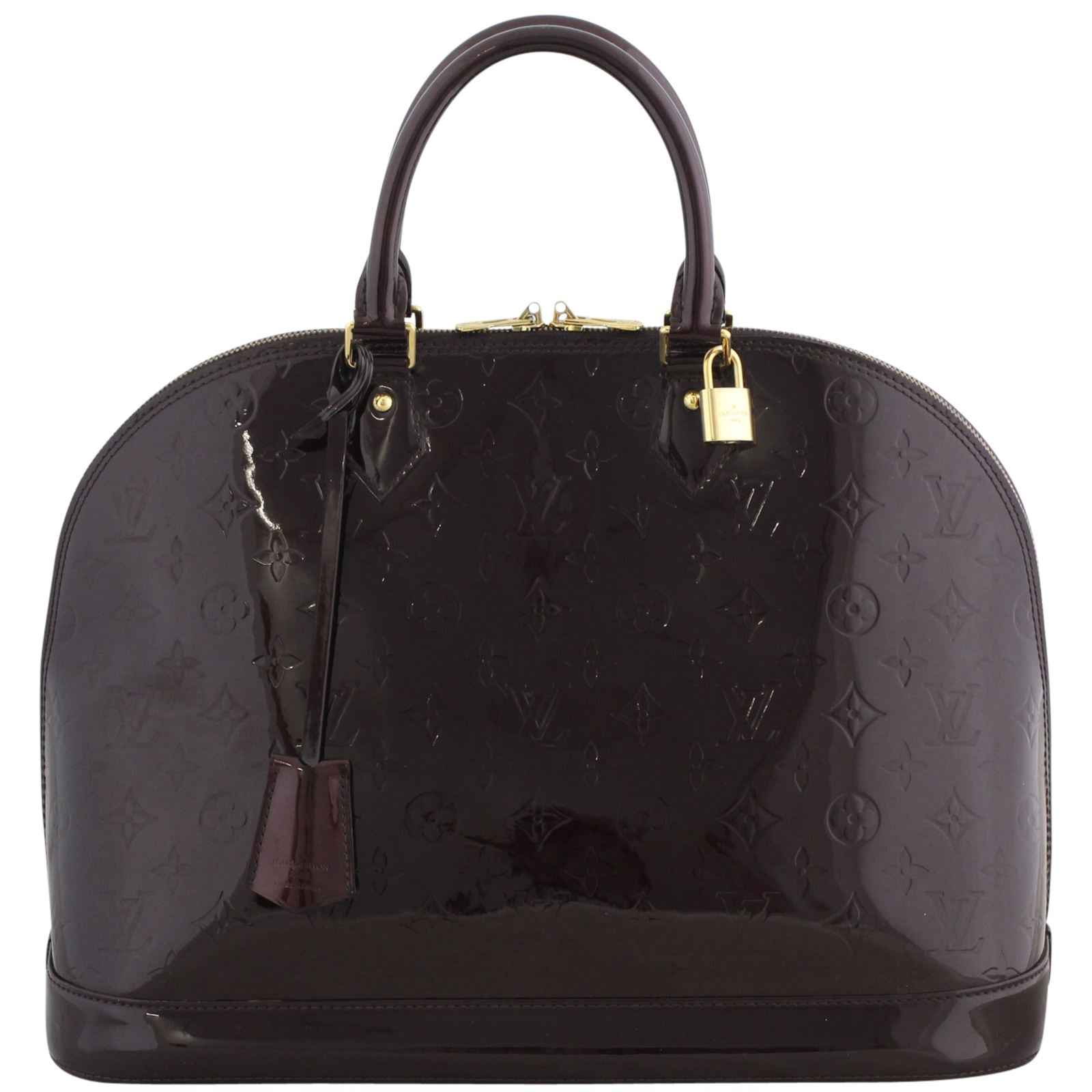 Louis Vuitton Alma GM Monogram Vernis Front