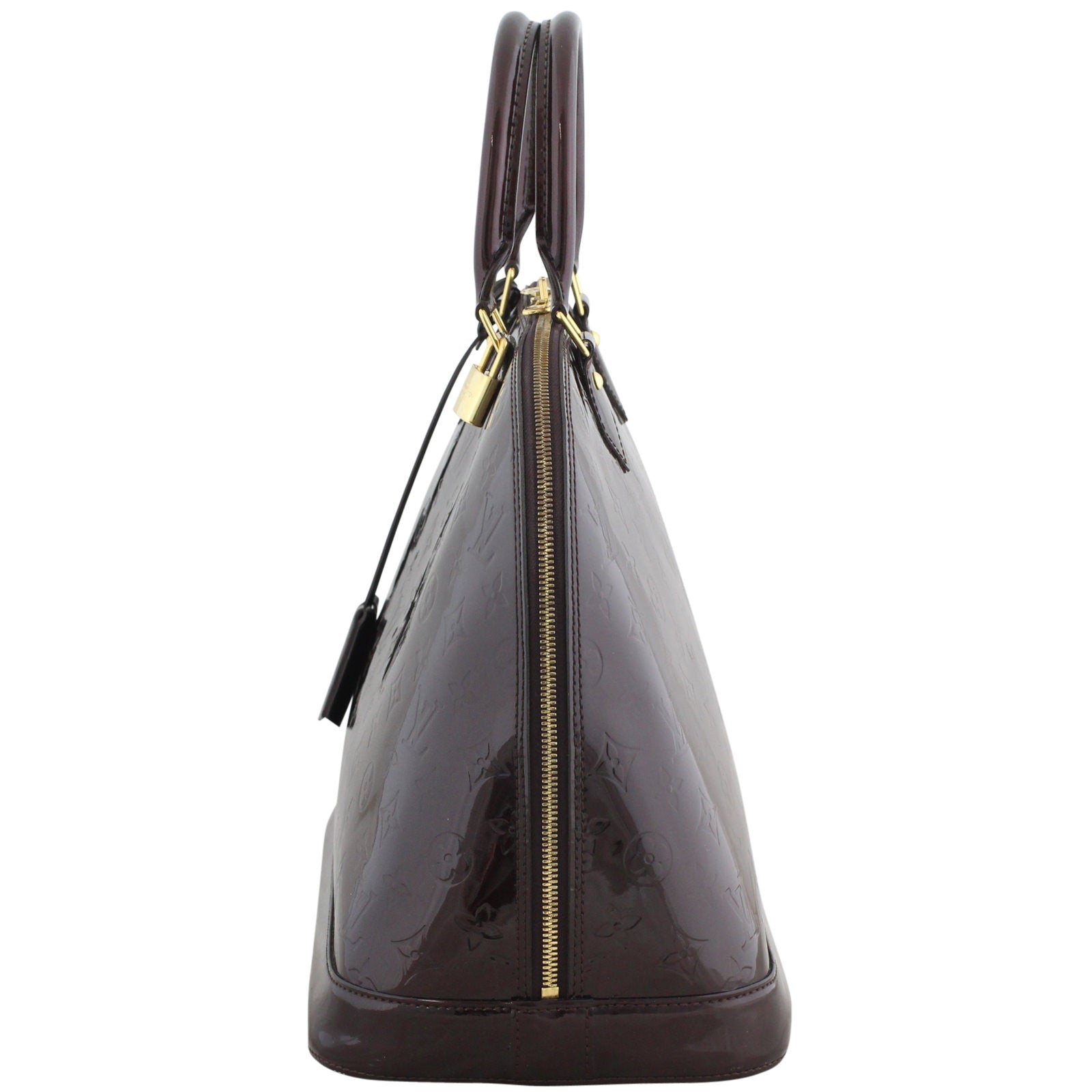 Louis Vuitton Alma GM Monogram Vernis Left