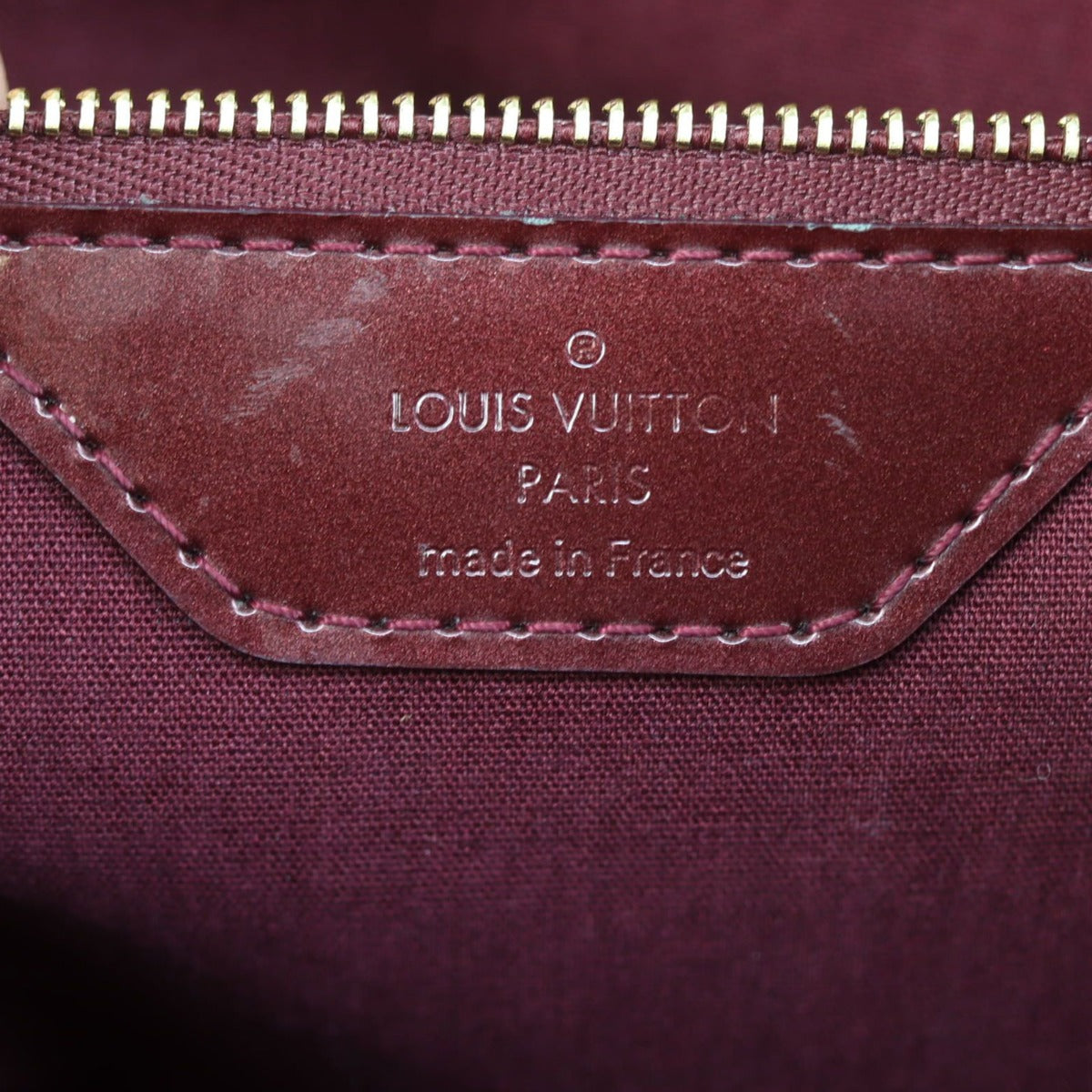 Louis Vuitton Avalon GM Monogram Vernis Interior Stamp