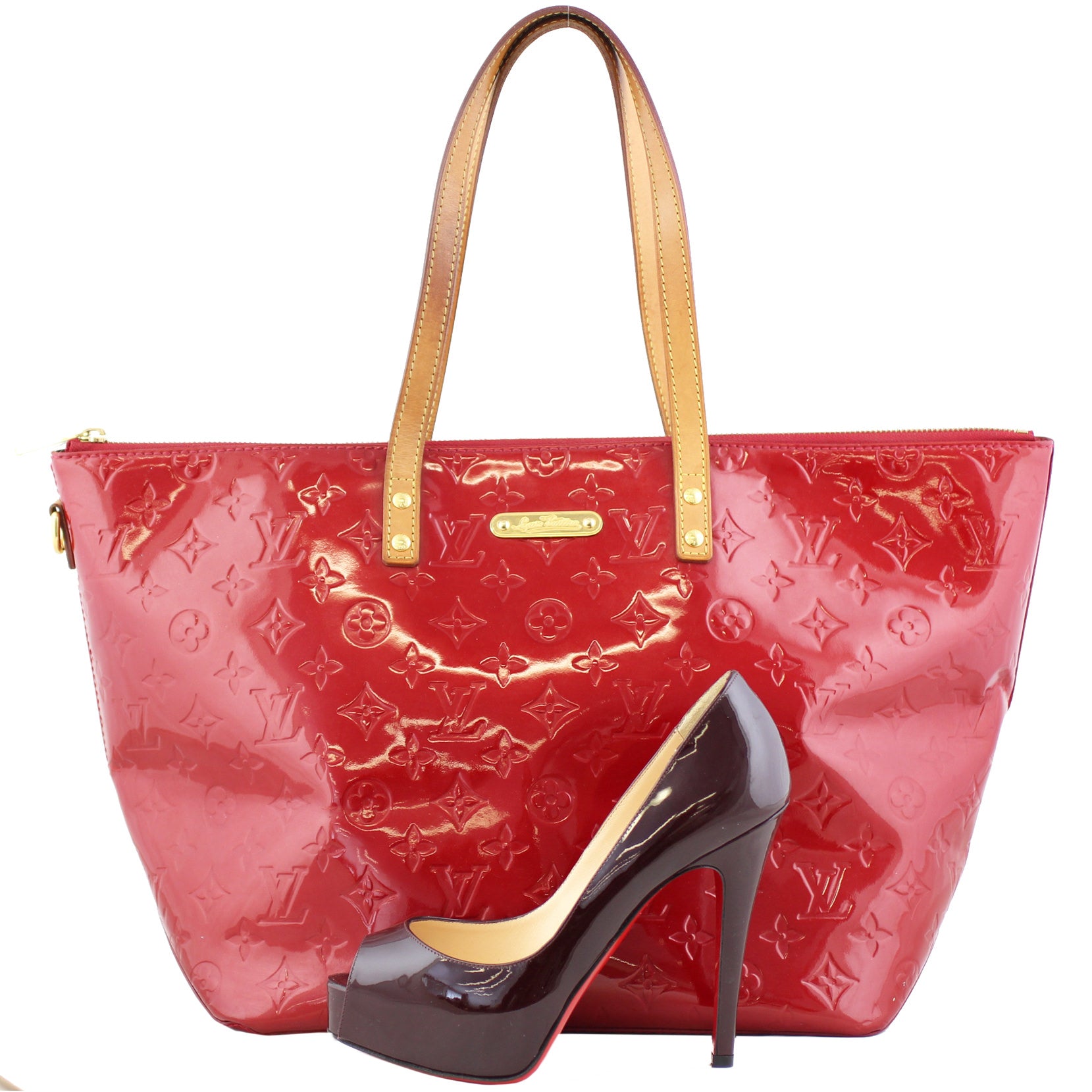 Louis Vuitton Bellevue GM Monogram Vernis Scale