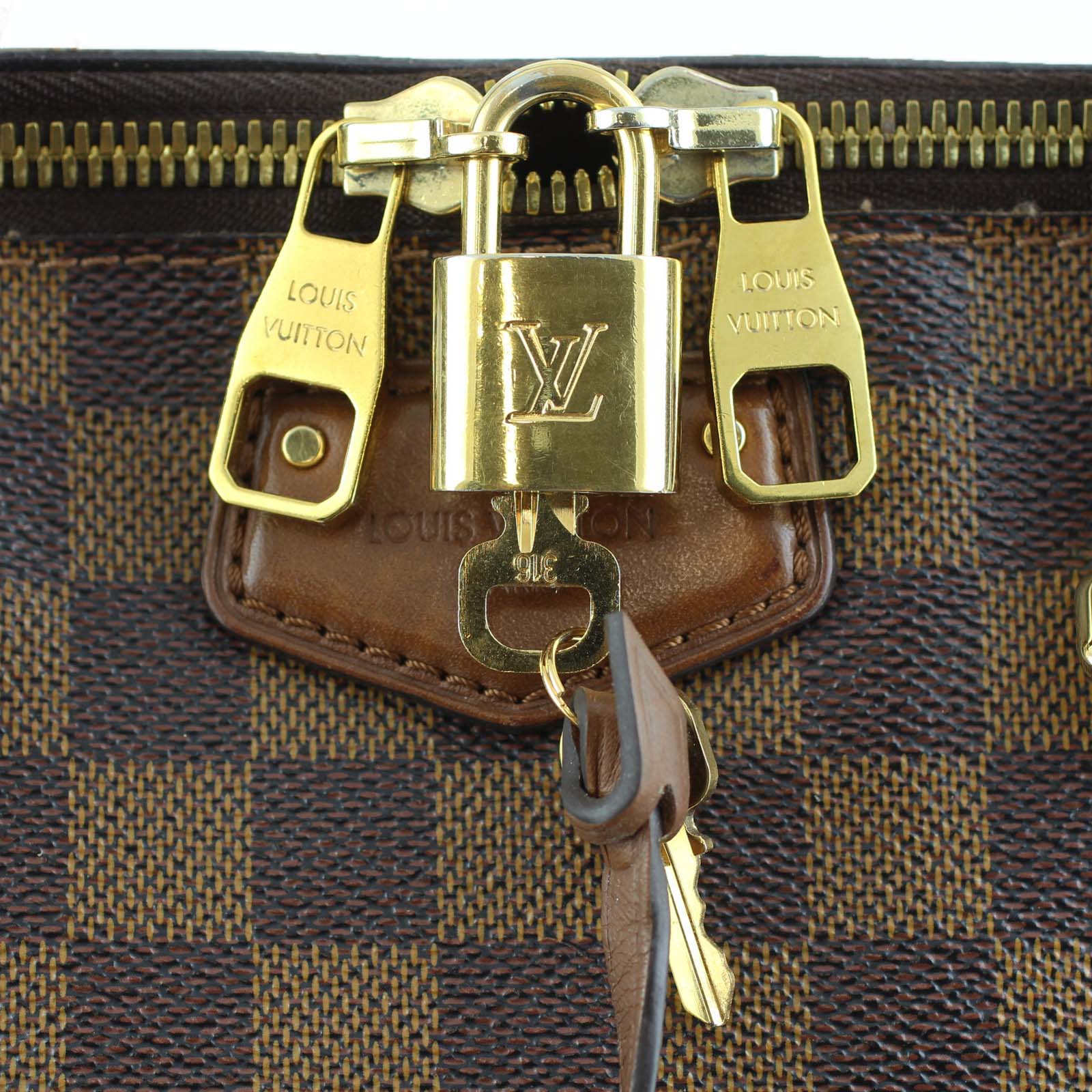 Louis Vuitton Belmont Damier Ebene Hardware