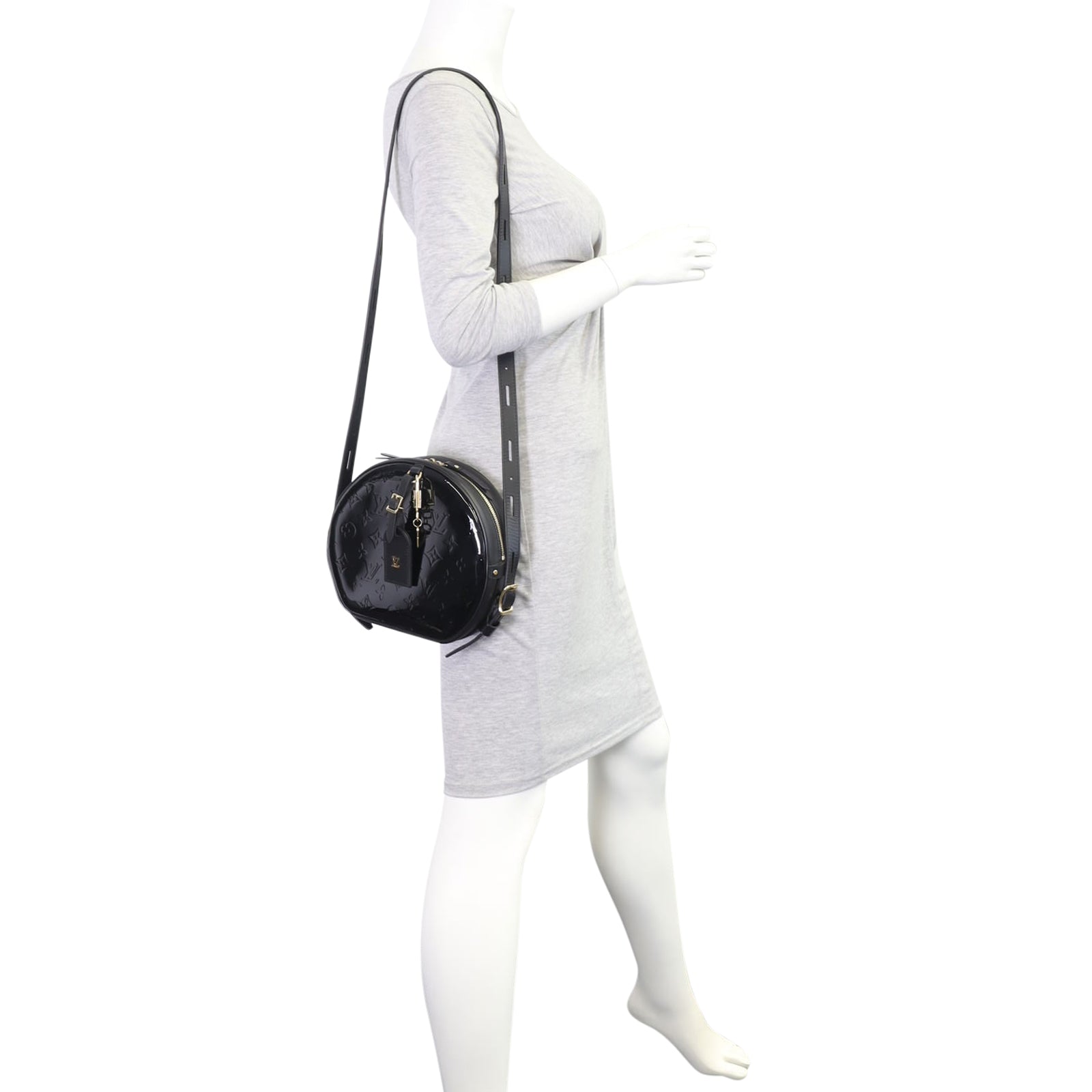 Louis Vuitton Boite Chapeau Souple Vernis Mannequin