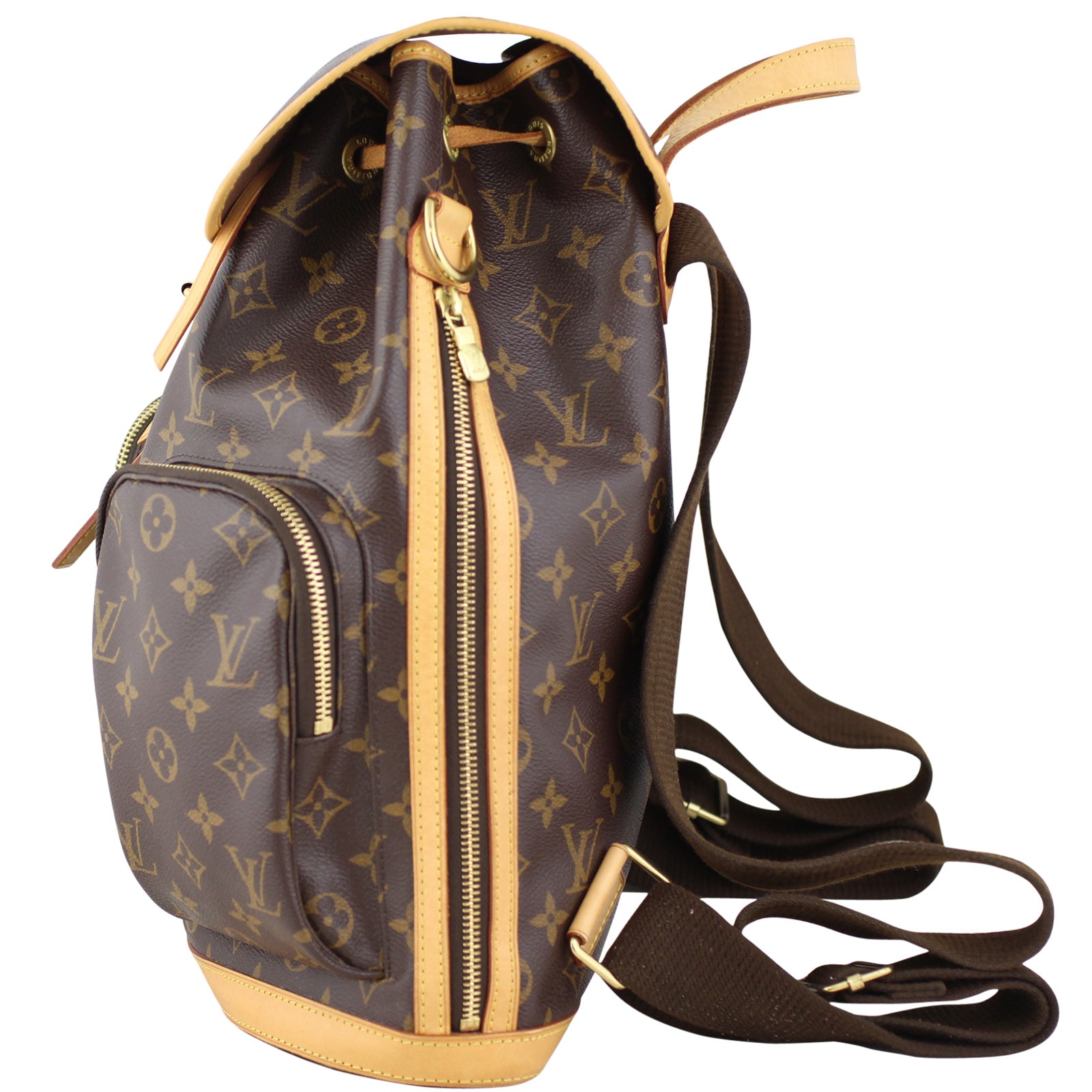 Louis Vuitton Bosphore Backpack Monogram Left