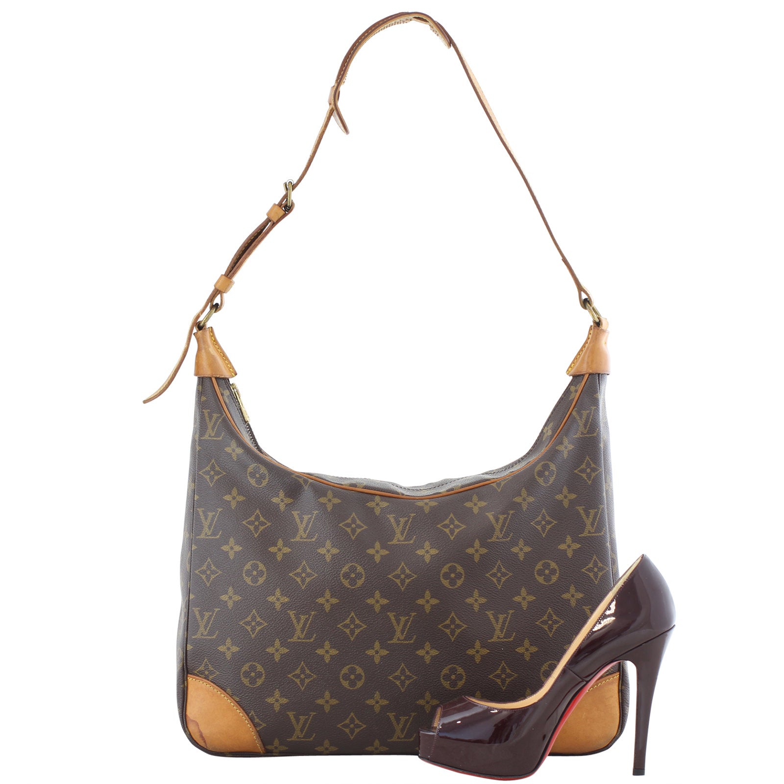 Louis Vuitton Boulogne 35 Monogram Scale