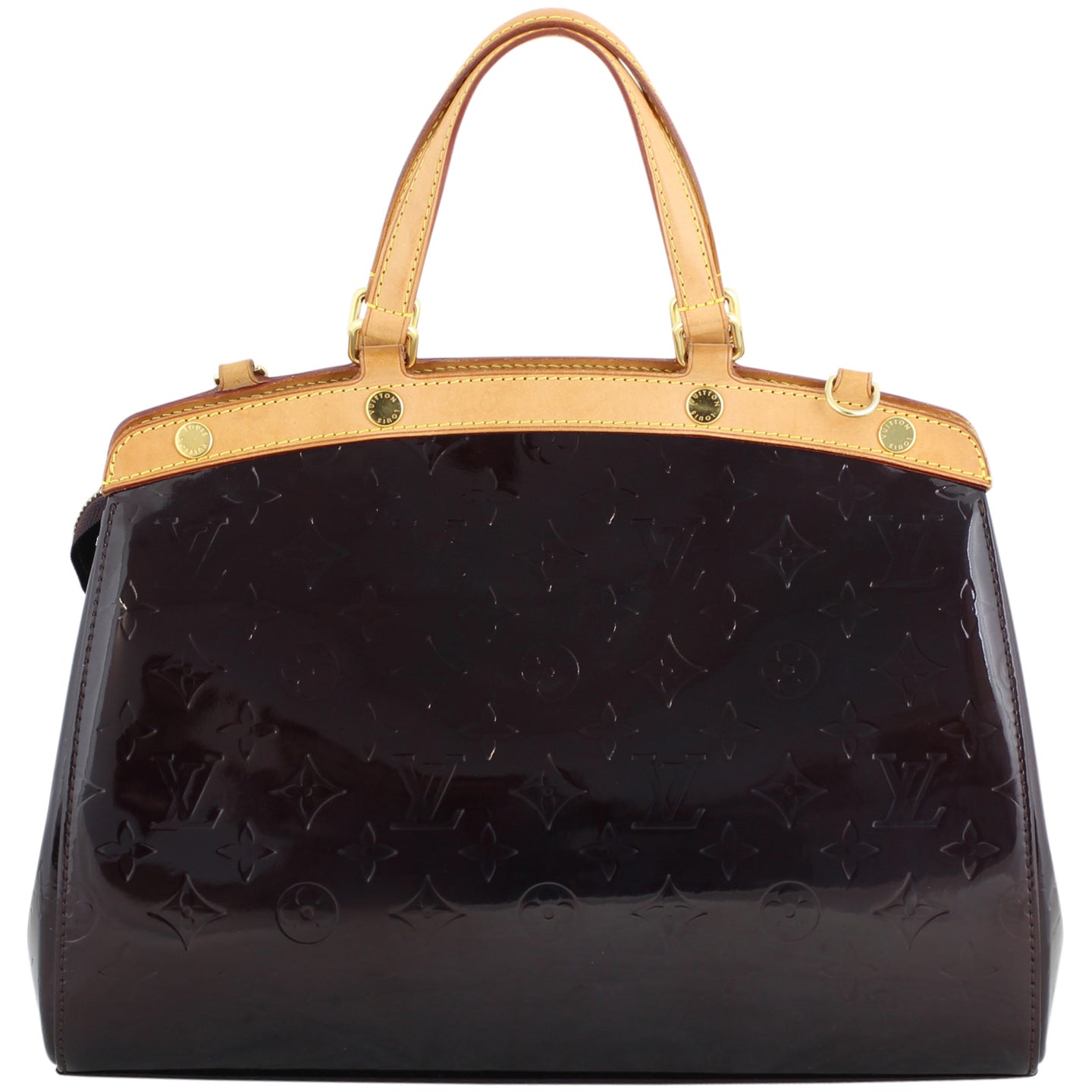 Louis Vuitton Brea MM Vernis Amarante Back