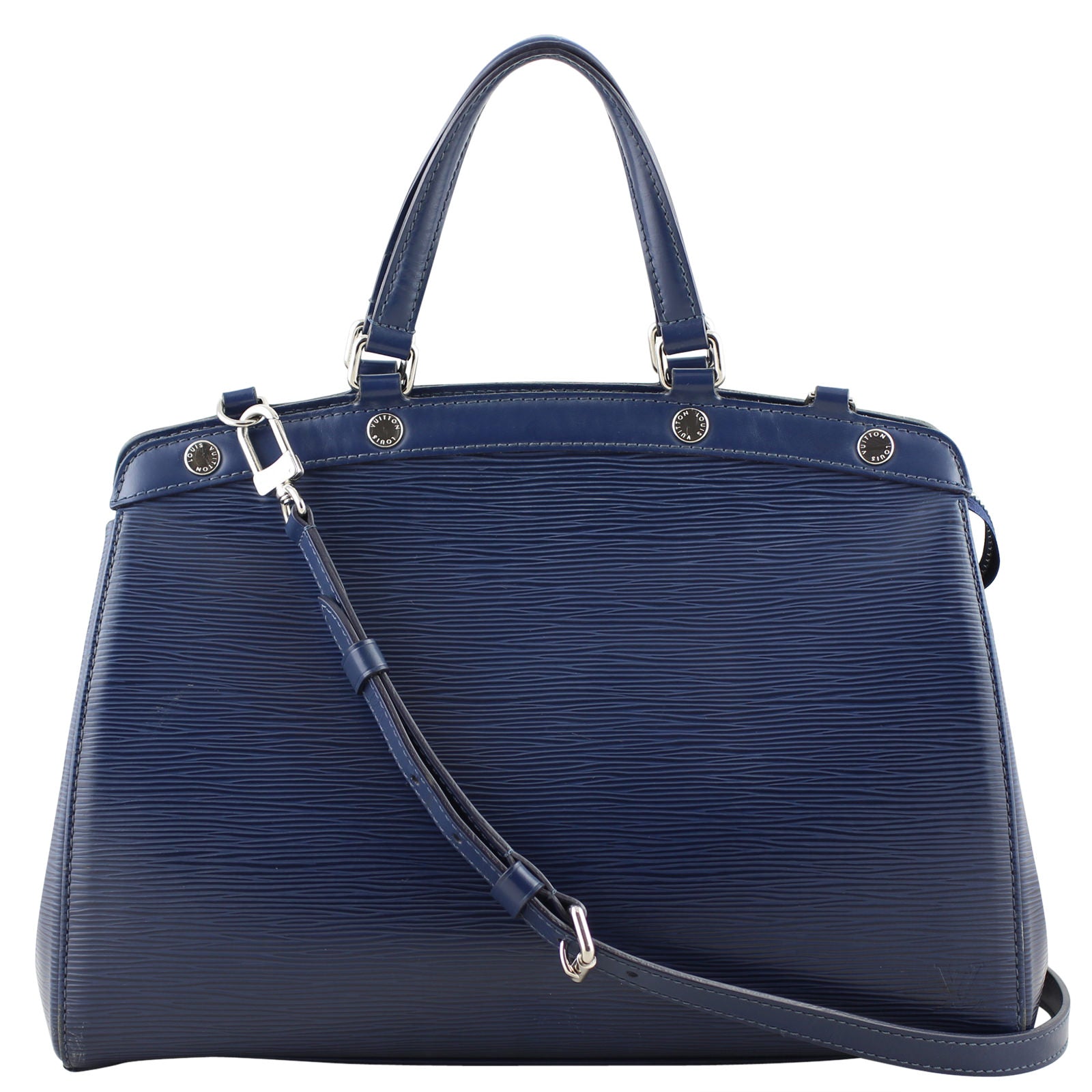 Louis Vuitton Brea MM Epi Indigo front strap