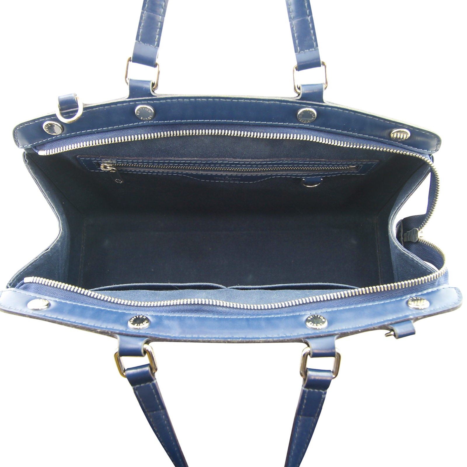 Louis Vuitton Brea MM Epi Indigo interior
