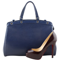 Louis Vuitton Brea MM Epi Indigo shoe