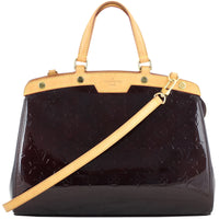 Louis Vuitton Brea MM Vernis Amarante Front Strap