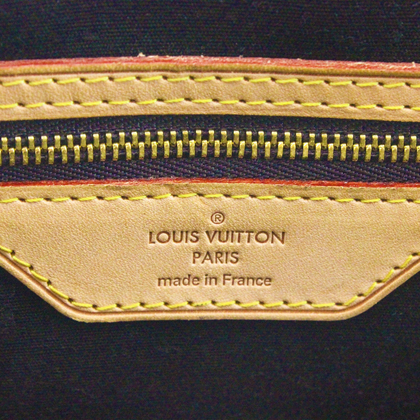 Louis Vuitton Brea Vernis GM Internal stamp