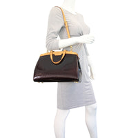 Louis Vuitton Brea MM Vernis Amarante Mannequin