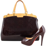 Louis Vuitton Brea MM Vernis Amarante Scale