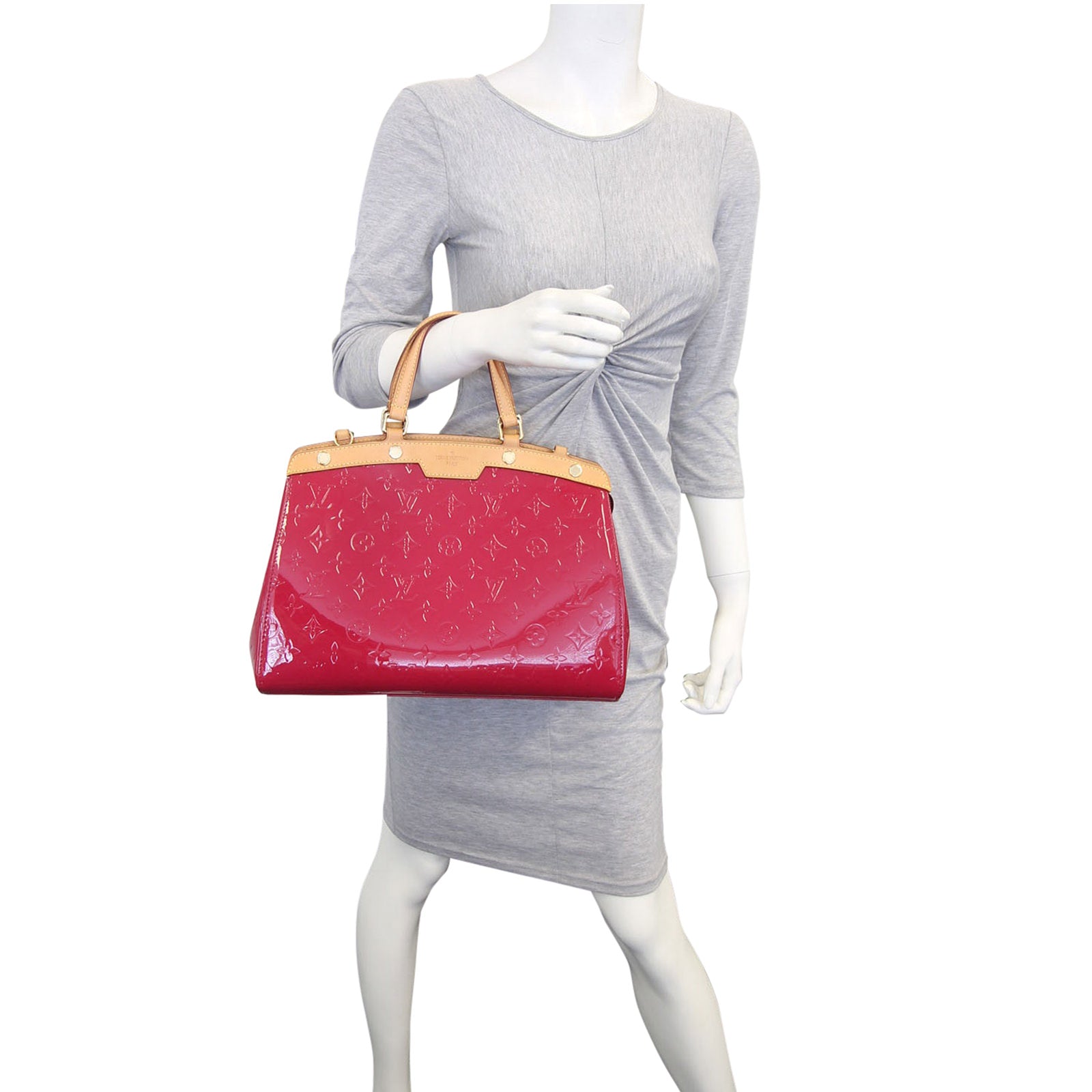 Louis Vuitton Brea MM Monogram Vernis Mannequin