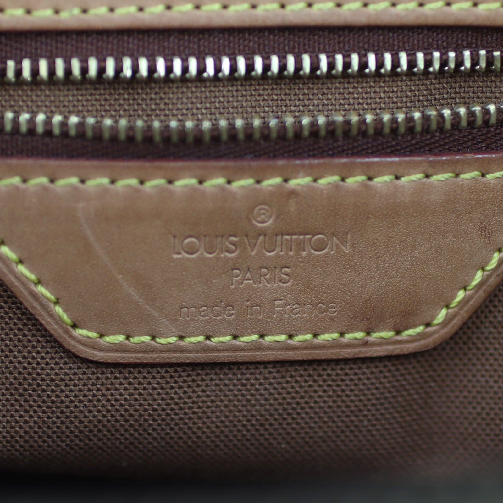 Louis Vuitton Cabas Mezzo Monogram Tote Stamp