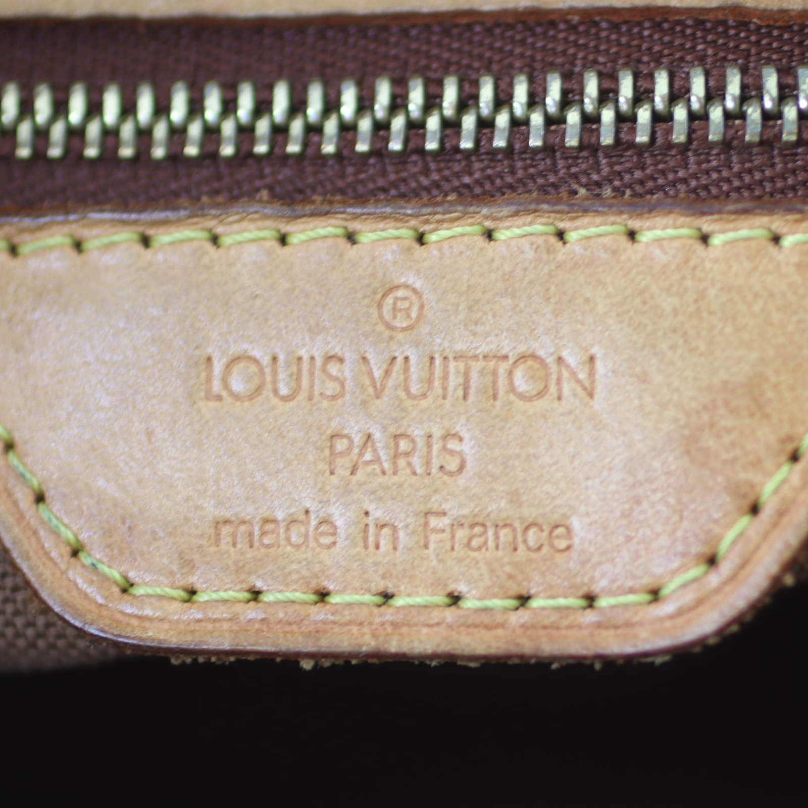 Louis Vuitton Cabas Piano Monogram Bag Stamp