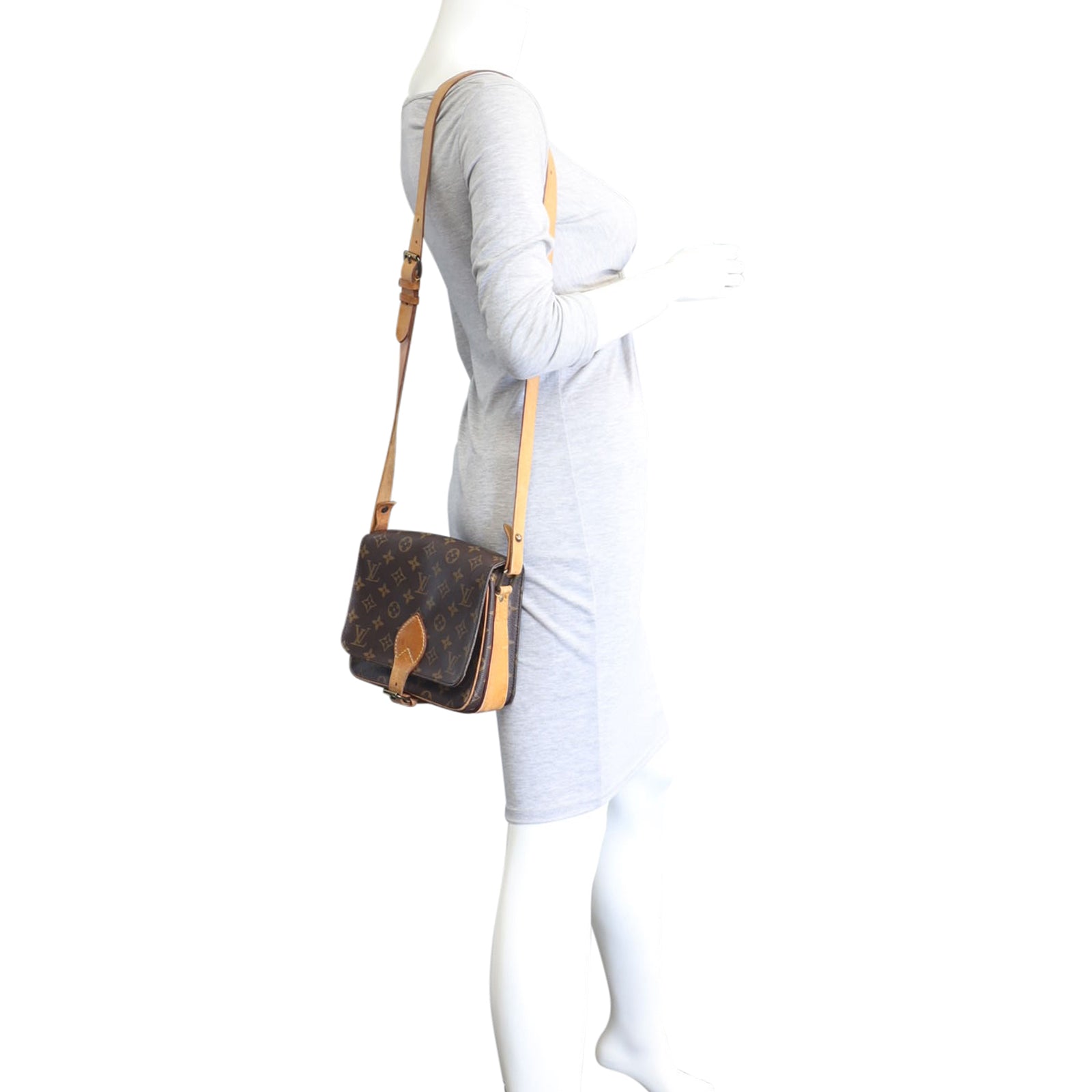 Louis Vuitton Cartouchiere MM Monogram Mannequin