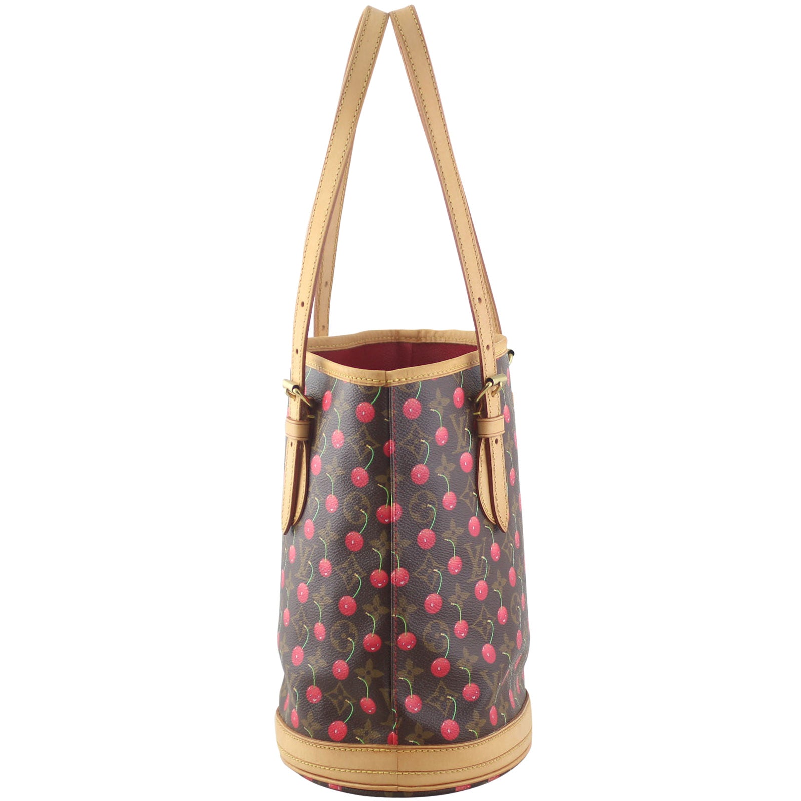 Louis Vuitton Bucket Bag Monogram Cerises Left